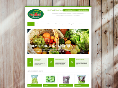 Website for a Wholesale Fruits and Vegetables Supplier