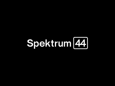 Spektrum 44 black branding colour experience facelift studio typography white