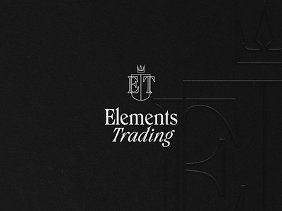 Elements Trading edelmetall emblem identity liechtenstein logo store