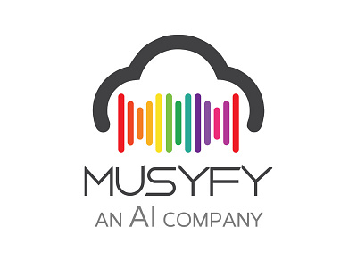 Logo - Musyfy branding design flat illustration