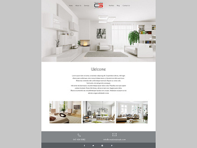 Website - Interiors branding design interior logo ui ux web