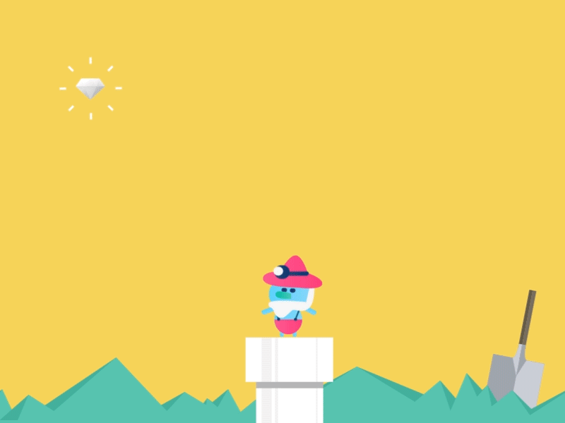 Dwarf jump like Super Mario material website icon design jump mario dwarf