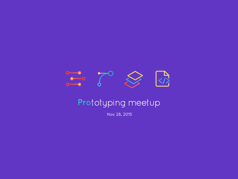 Prototyping meetup in Taiwan animation interaction meetup ux ui yahoo design prototype