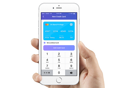 credit card prototype with Framer.js colorcontrol creditcard framer framerjs prototype yahoodesign