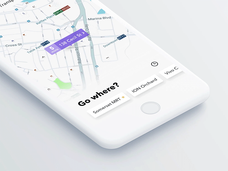 Early exploration for suggested POI experience redesign grab design ui interaction prototyping animation prototype