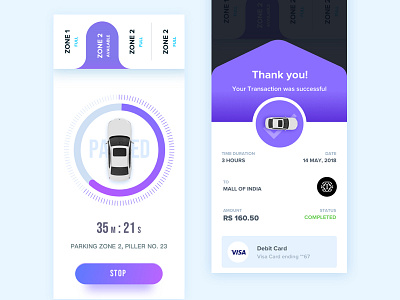 Car Parking App android app appdesign artist carparking concept design design designblog dribbble interaction design iosinspiration typography ui uidesign uitrends userexperience userexperiencedesign userinterface userinterfacedesign ux