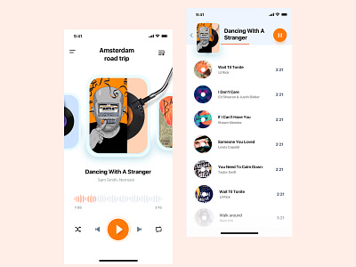 Music App by Rupendesign on Dribbble