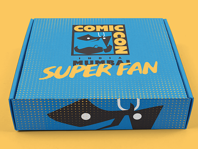 Comiccon Superfan Goodies box comic comic con comicfan comics india mumbai superman