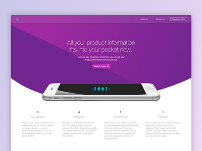 Daily UI #003 - Landing Page