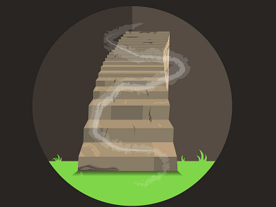 Stairs design illustration vector