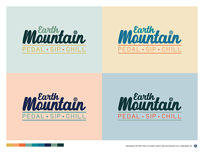 Earth Mountain Bicycle - Minimalist Logo adobe illustrator art bicycle design digital art graphic design logo portfolio vector