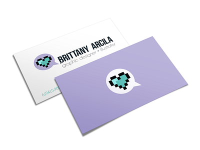 Personal Business Card branding business cards graphic design minimal personal vector video game