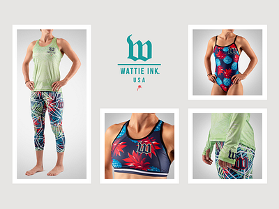 Cabana | Wattie Ink. apparel design design fashion logo design portfolio sportswear summertime triathlon tropical