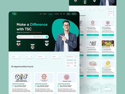 Opportunities page | The Social Corporate minimal simple ui uiux ux wbsite design web design website redesign