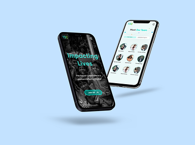 Mobile Screens | The Social Corporate design logo minimal motion graphics ui uiux ux website redesign