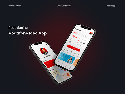 UX Case Study | Vodafone Idea App Redesign