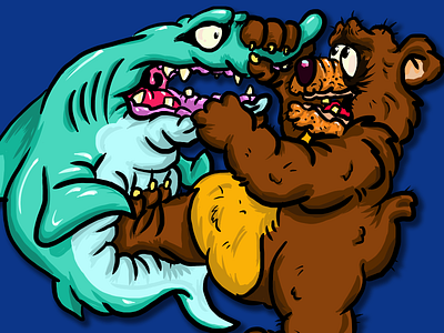 Bear vs shark