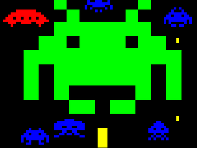 Teletext Space Invaders