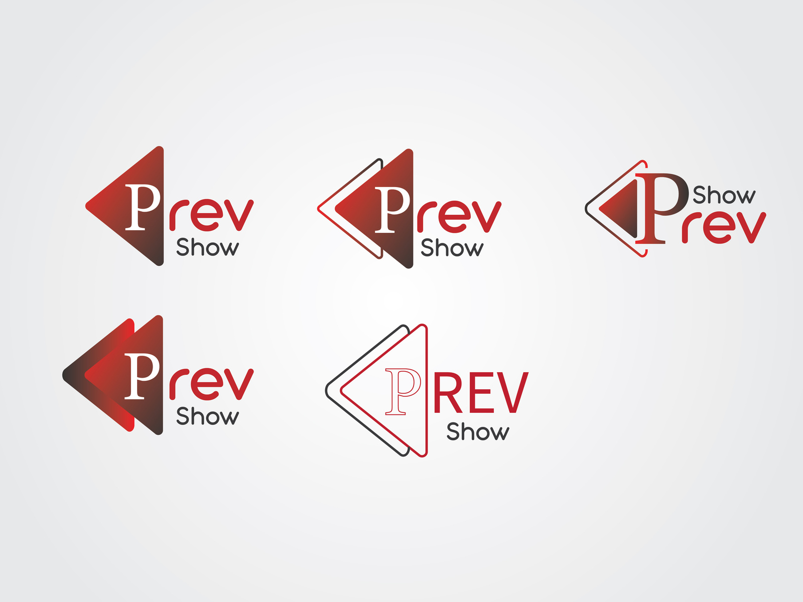 Prev Logo Design by Rajesh_Designer on Dribbble