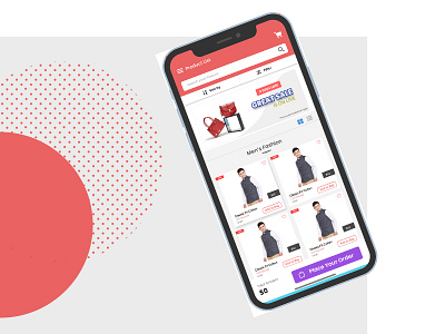 Shopping Mobile Application - Ui Design app application design branding dashboad design design app figma icon illustration mobile app ui ui design ui development vector