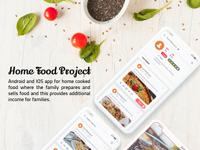 UI UX Home Food Application