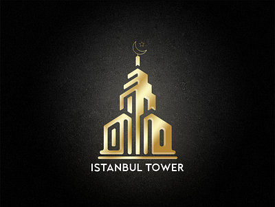 ISTANBUL TOWER LOGO background branding crystal design graphic design illustration logo photo texture