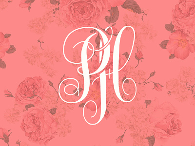 PHancy elegant h logo monogram p