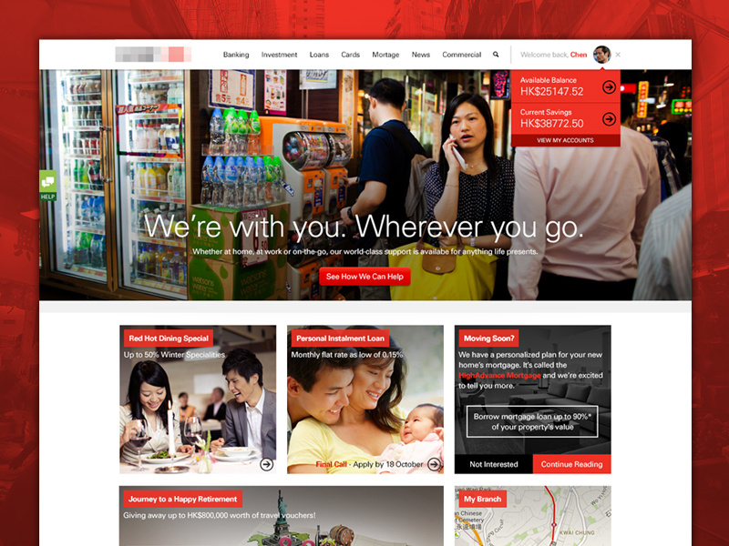 Foreign Transactions hong kong financial bank homepage