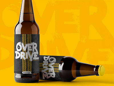 Overdrive! beer label