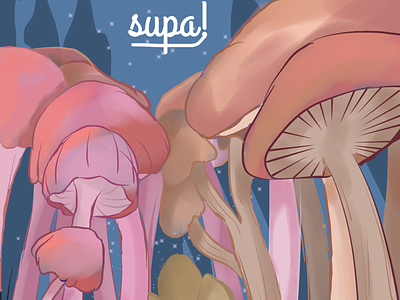 Mushroom drawing illustration mushroom mushrooms