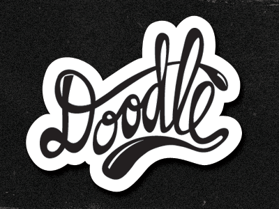 Doodle Dribbble hand lettering typography
