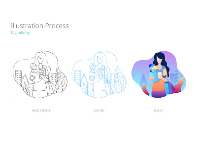My Illustration Process art digital illustration illustrator