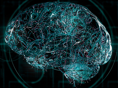 Brain network cinema 4d daily design hard surface illustration interface sci fi sci fi scifi tech techincal techonoly ui ux