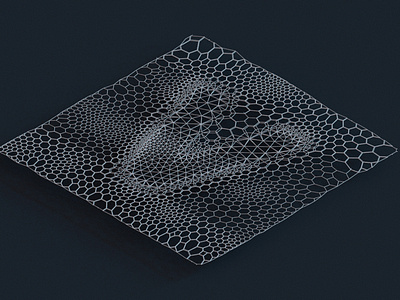Blending between Delaunay and Voronoi 3d cinema 4d daily design houdini houdinifx illustration topology vector vex