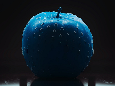 Apple 3d branding cinema 4d daily design flat houdini houdinifx illustration illustrator minimal