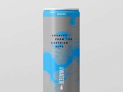 CanO Water Concept Design brand concept design illustration logo packaging product typography