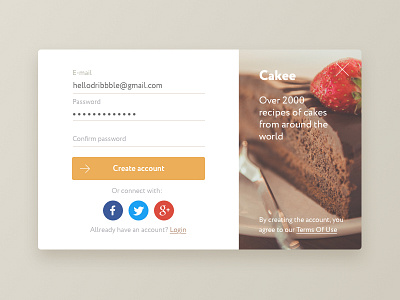Daily UI #001 — Sign Up Form 001 challenge daily 100 dailyui design form signup ui web