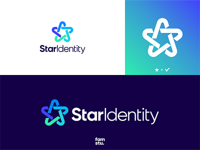 Star Identity app branding checkmark design designlogo icon illustration logo logotype modern pictorial logo security simple simplemakeitperfect software star startup tools