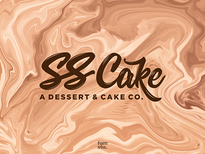 SS Cake bakery beverage branding cake design designlogo dessert illustration logo logotype modern simple simplemakeitperfect wordmark