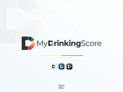 My Drinking Score branding design designlogo illustration logo logotype modern simple simplemakeitperfect ui