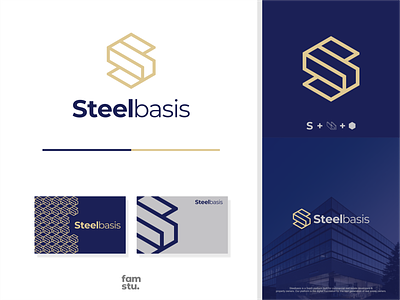 Steelbasis branding design designlogo illustration logo logotype modern simple simplemakeitperfect ui