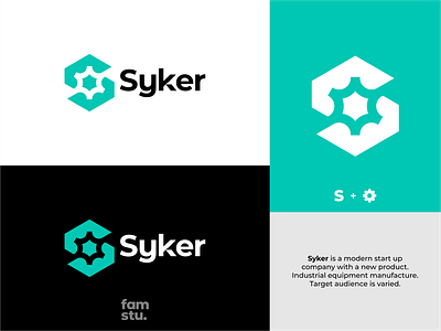 SYKER branding design designlogo illustration logo logotype modern simple simplemakeitperfect ui