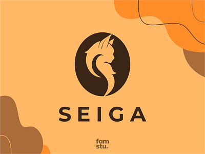 SEIGA CATTERY branding cat cattery design designlogo icon illustration indonesia letter s logo logotype modern silhouette simple simplemakeitperfect yogyakarta