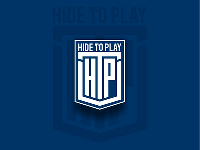 HTP (Hide to Play) bedges designlogo esport logo modern simple simplemakeitperfect vainglory vg