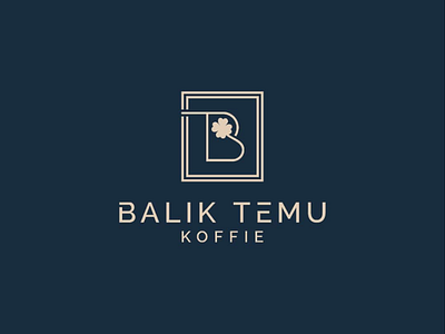 Balik Temu coffeeshop modern logoline