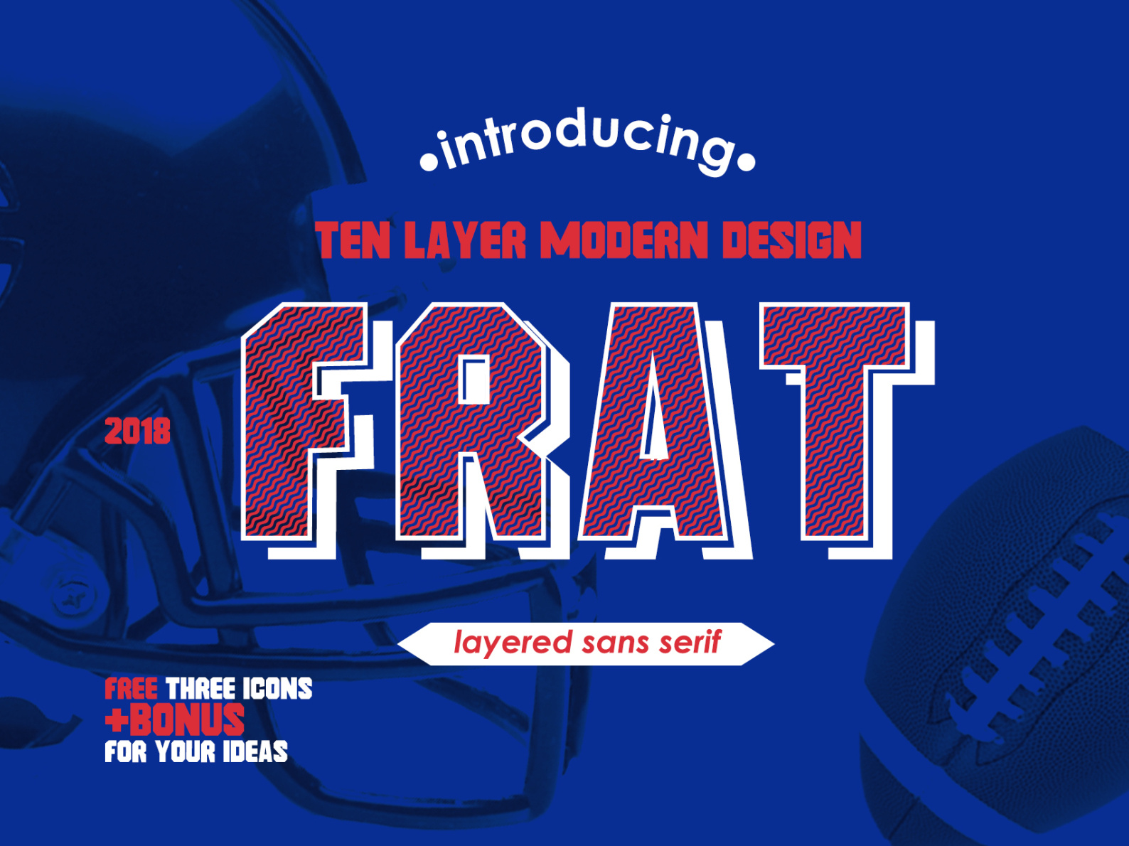 Frat Font - Modern Uppercase Sans Serif by Mr.Ramon Studio on Dribbble