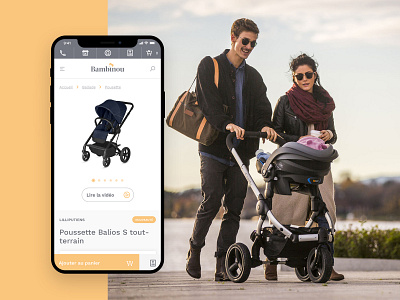 Bambinou – New branding & E-commerce baby branding colorful e commerce heart mobile responsive ui ux web