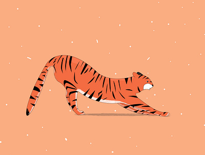 Roar design illustration minimal vector
