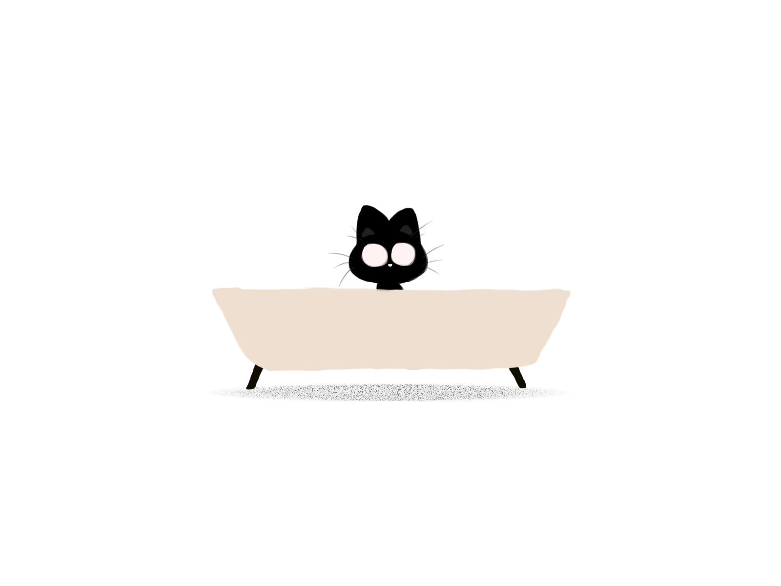 Hiding 😸 animation cat catillustration gif graphic design illustration