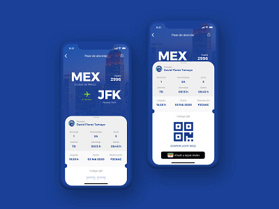 24 Boarding pass dailylogochallenge mobile app ui ux